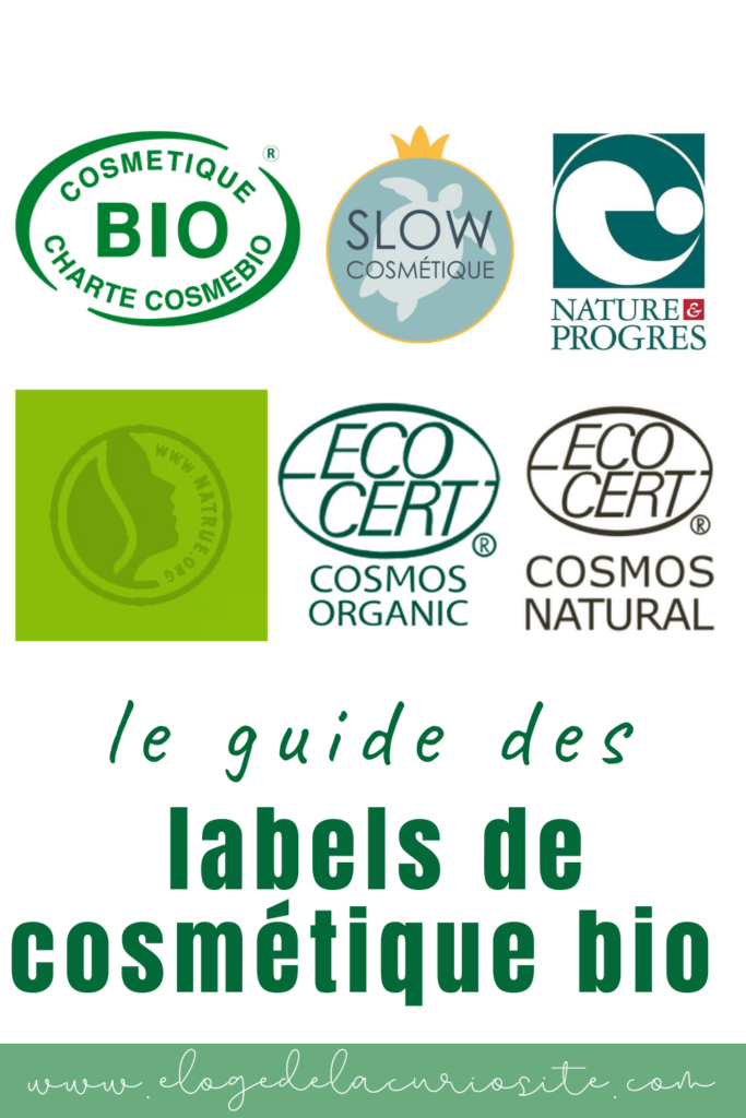label cosmétique bio guide complet